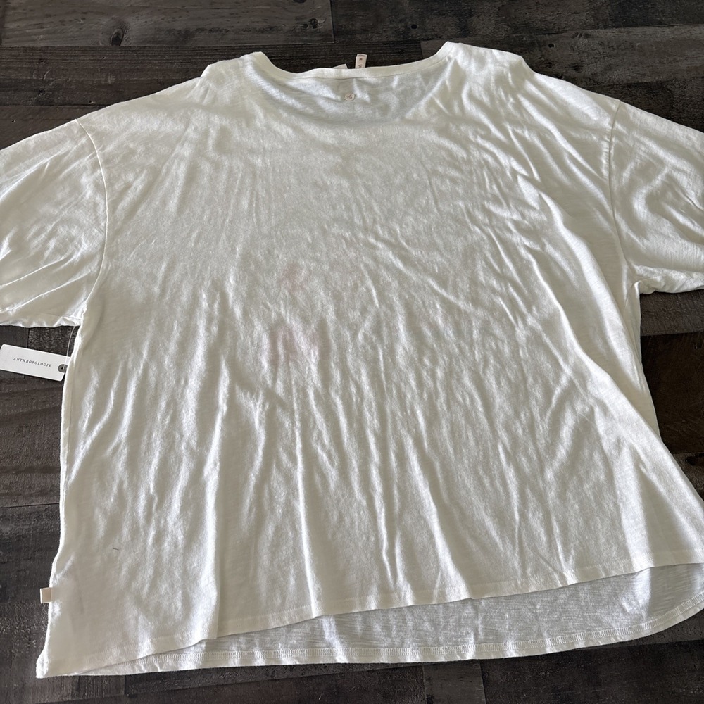 Anthropologie T-shirt What's In My Bag Size Large NWT oversized Lyrebird - Picture 12 of 12